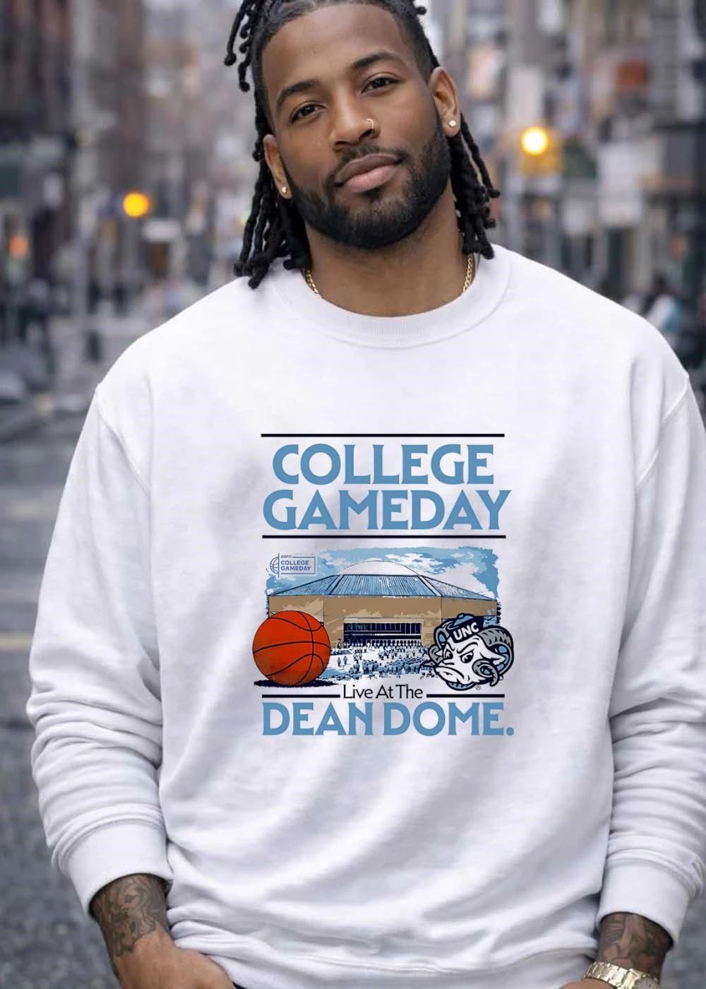 ESPN College Gameday Live at the Dean Dome North Carolina Tar Heels T-Shirt