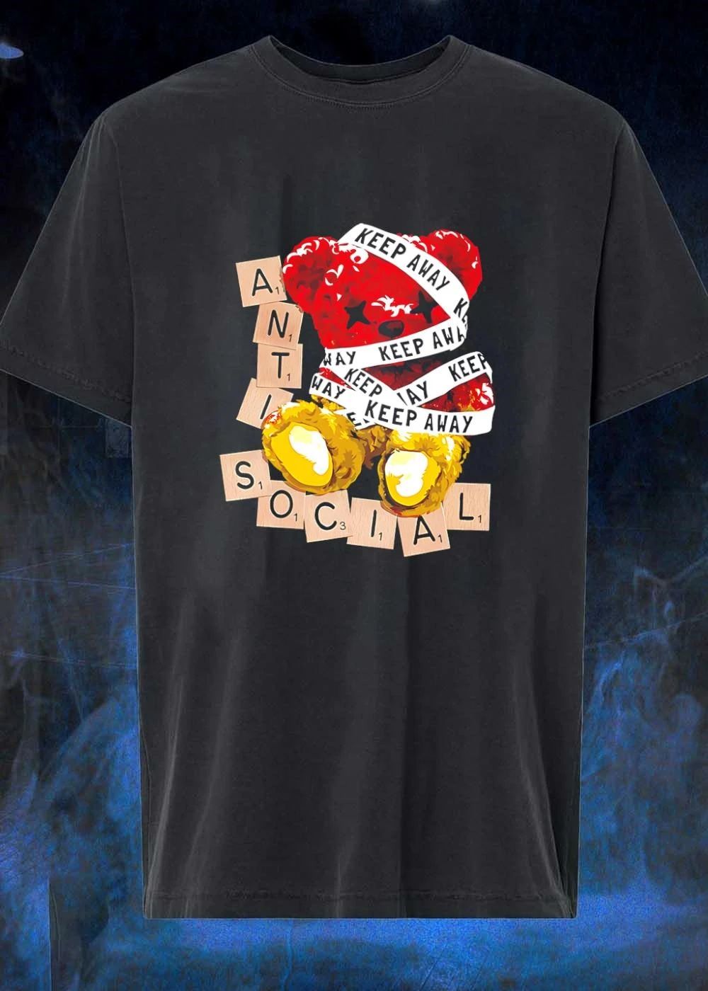 Anti Social Keep Away Teddy Bear T-Shirt