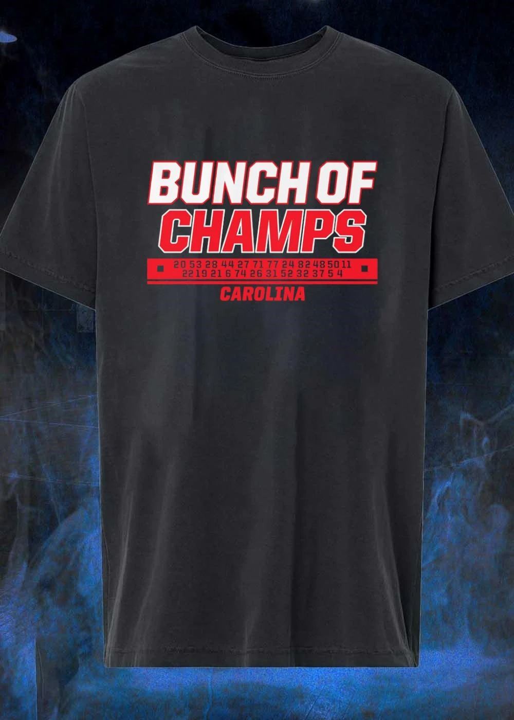 Carolina Hurricanes Bunch of Champs Player Number T-Shirt