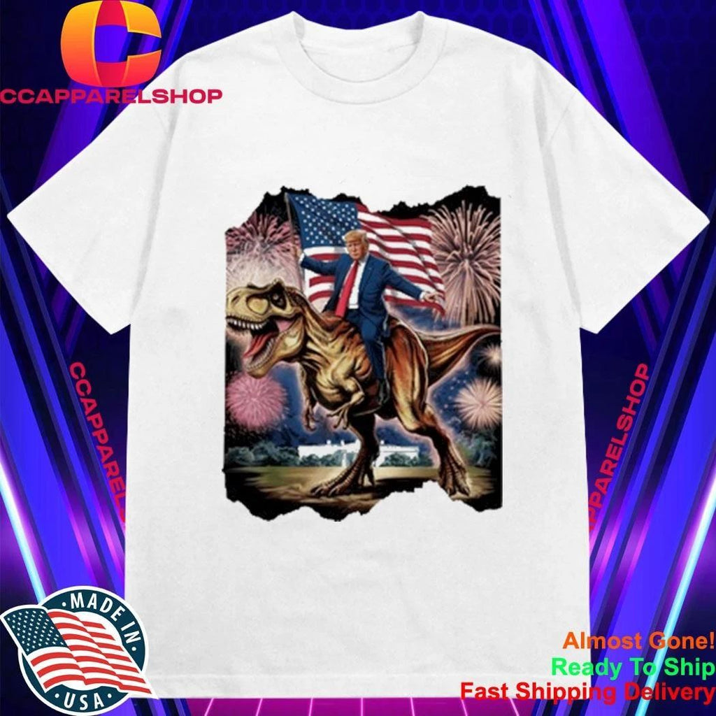 Whale psychiatrist trump t rex dinosaur america president shirt