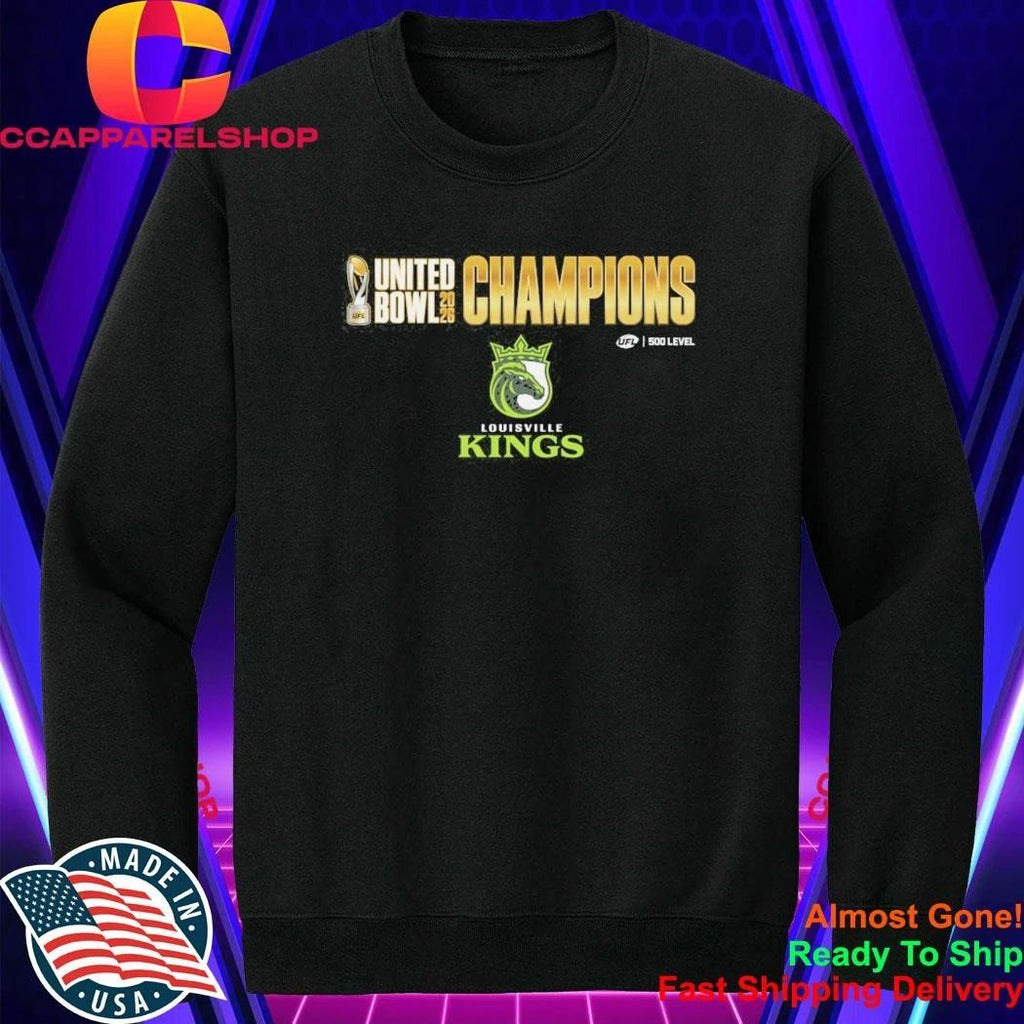 Louisville Kings UFL United Bowl 2026 Champions Shirt