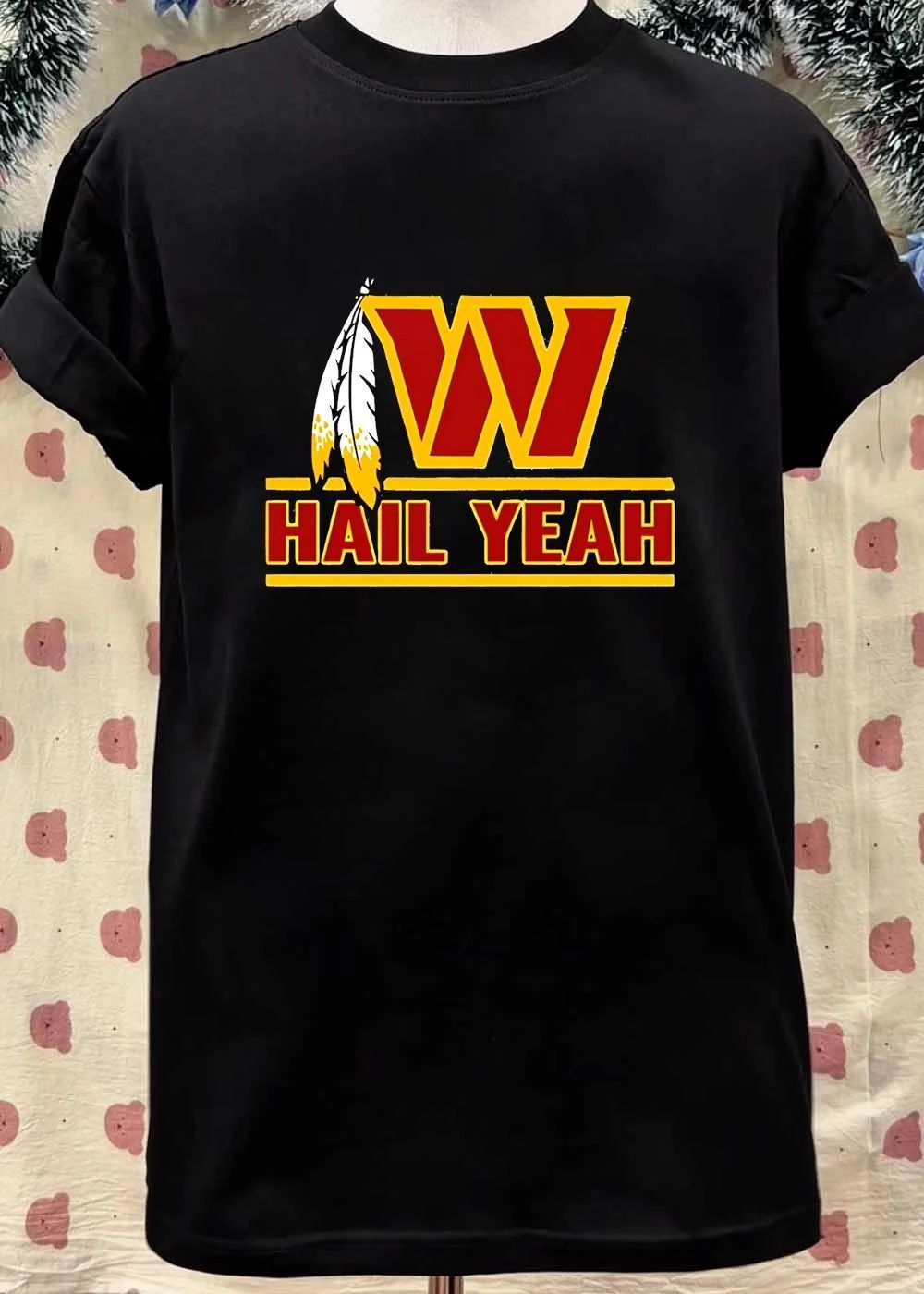 Hail Yeah Washington Commanders logo shirt