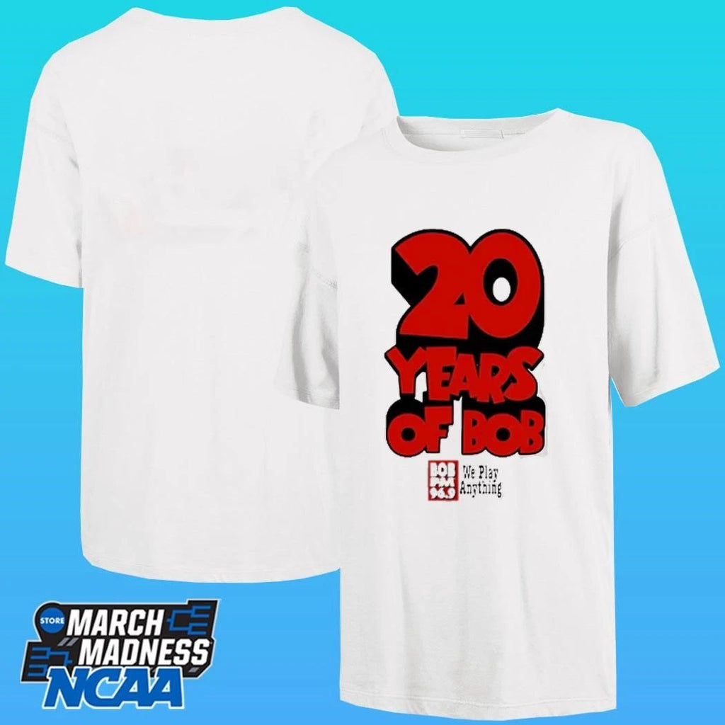 20 Years Of Bob Fm 96.9 We Play Anything Logo Shirt