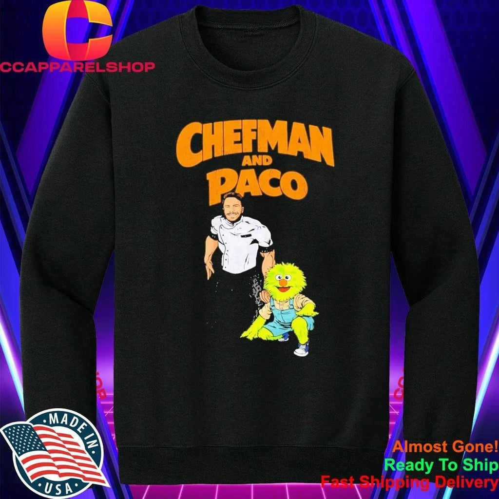 Chefman And Paco Cartoon Mascot Graphic Shirt