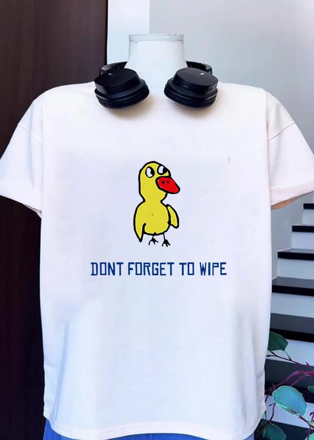 Dont Forget to Wipe Yellow Duck shirt