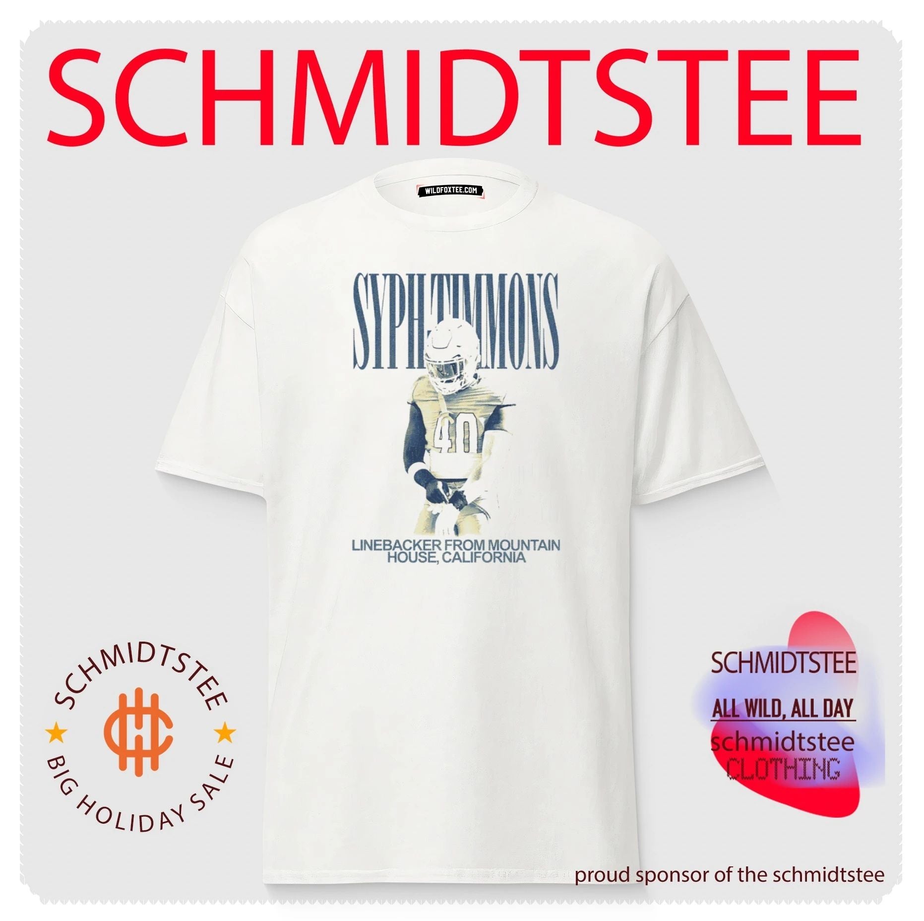 Orlando Syph Timmons Linebacker from Mountain House California shirt