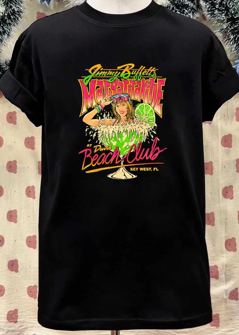 Jimmy Buffett’s Margaritaville At Duvin Beach Club Key West Florida Girl Drink shirt