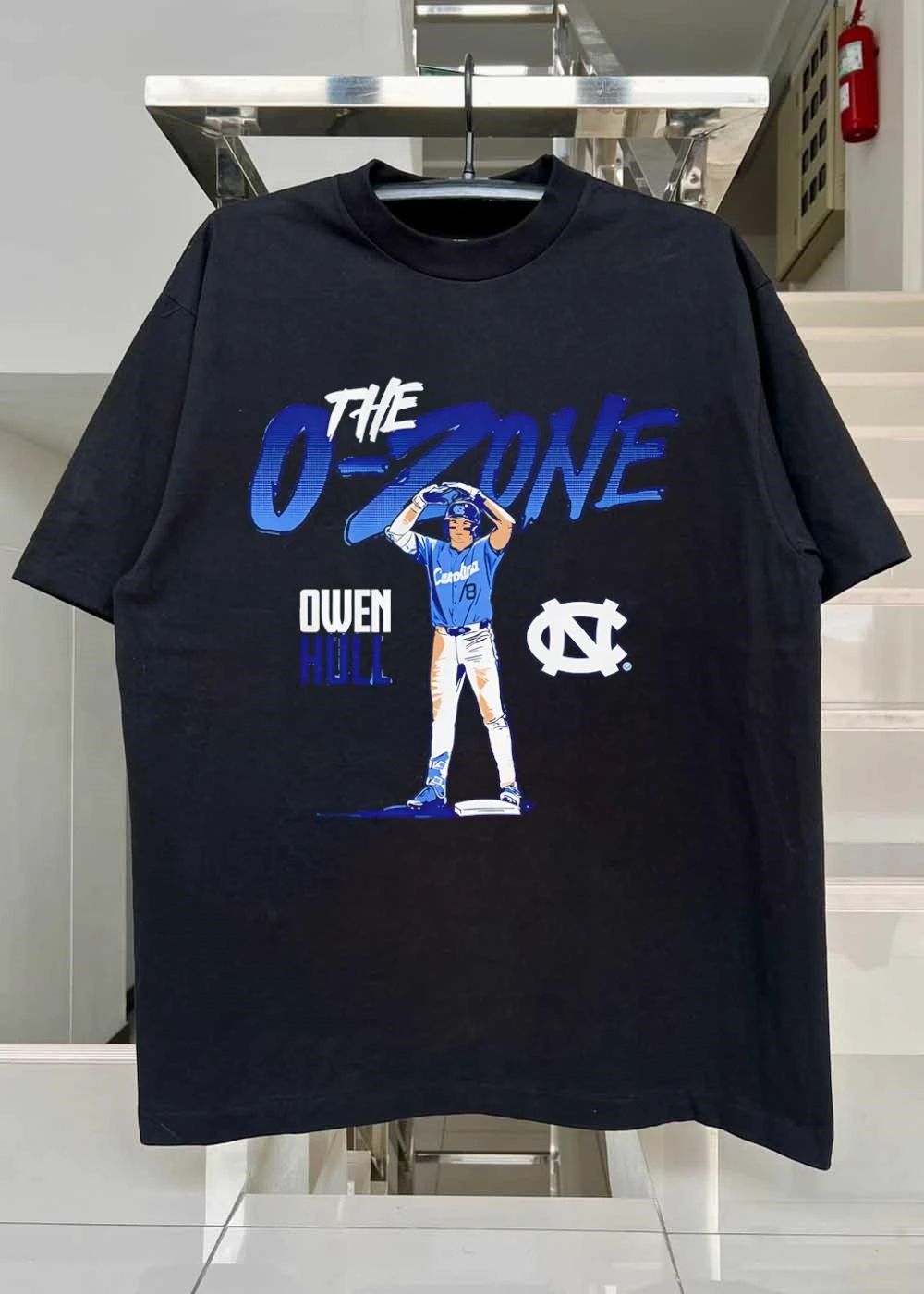 Owen Hull The O-Zone UNC Baseball logo shirt