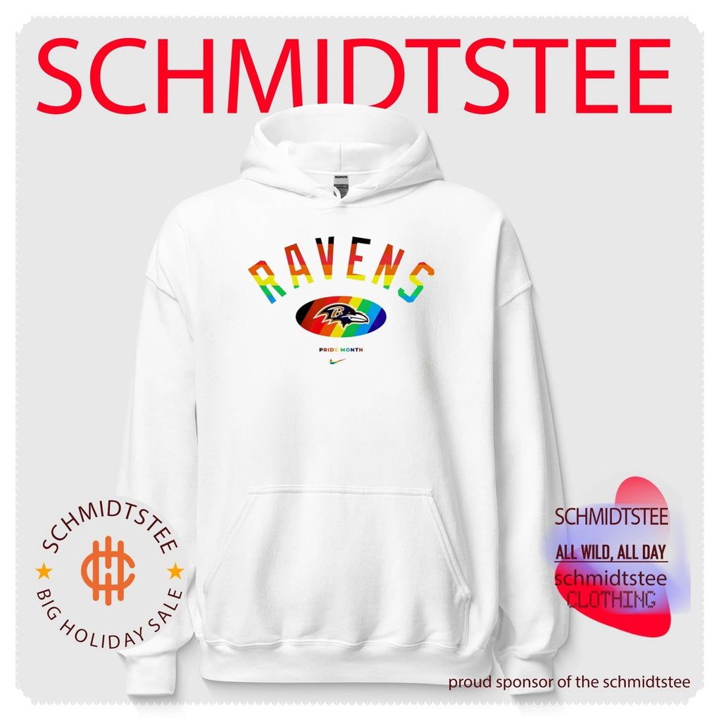 Baltimore Ravens Pride Month Rainbow logo shirt