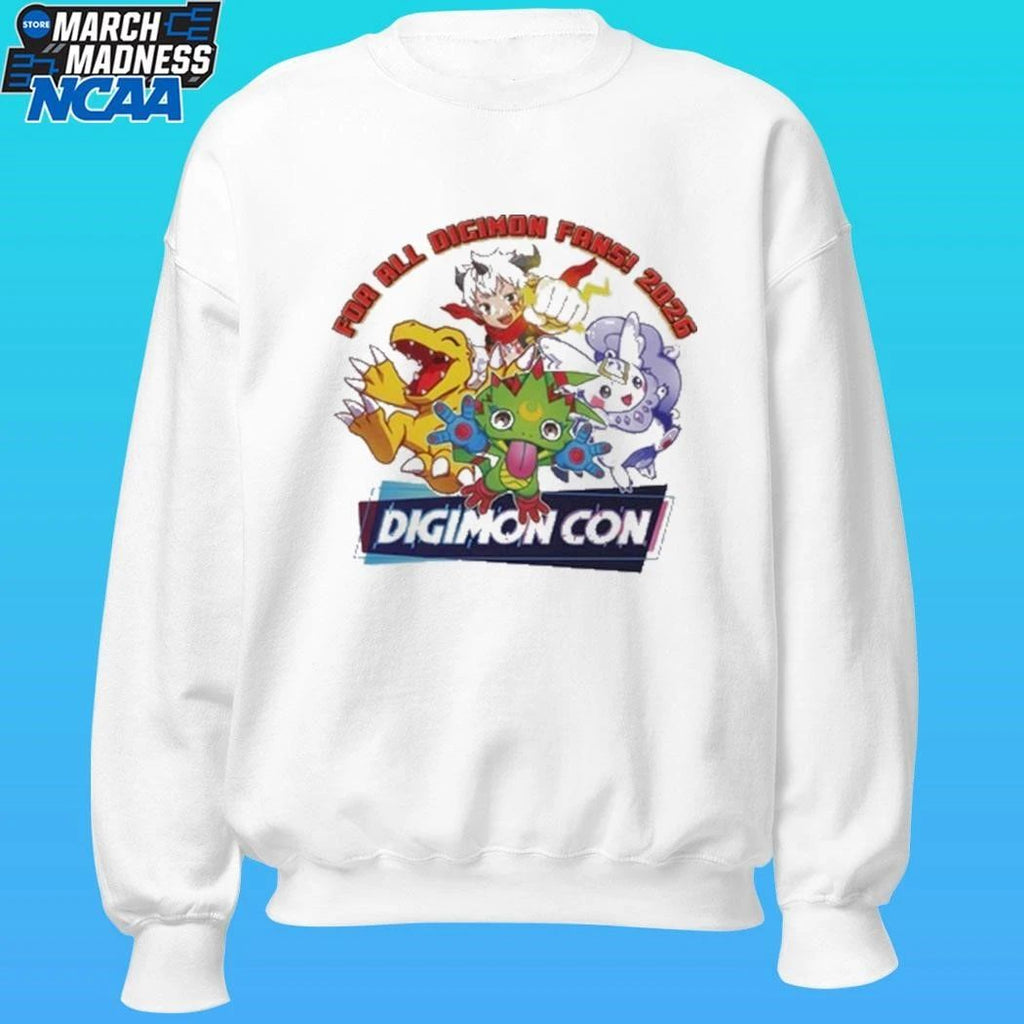 For All Digimon Fans 2026 Digimon Con Shirt