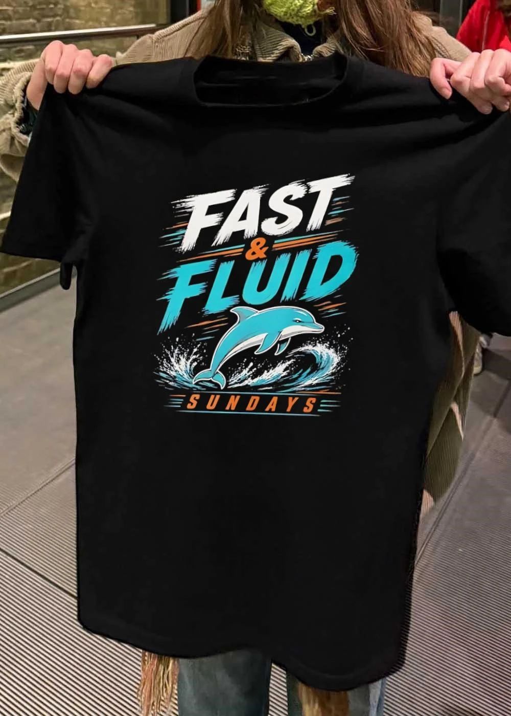 Fast & Fluid Sundays Dolphin T-Shirt