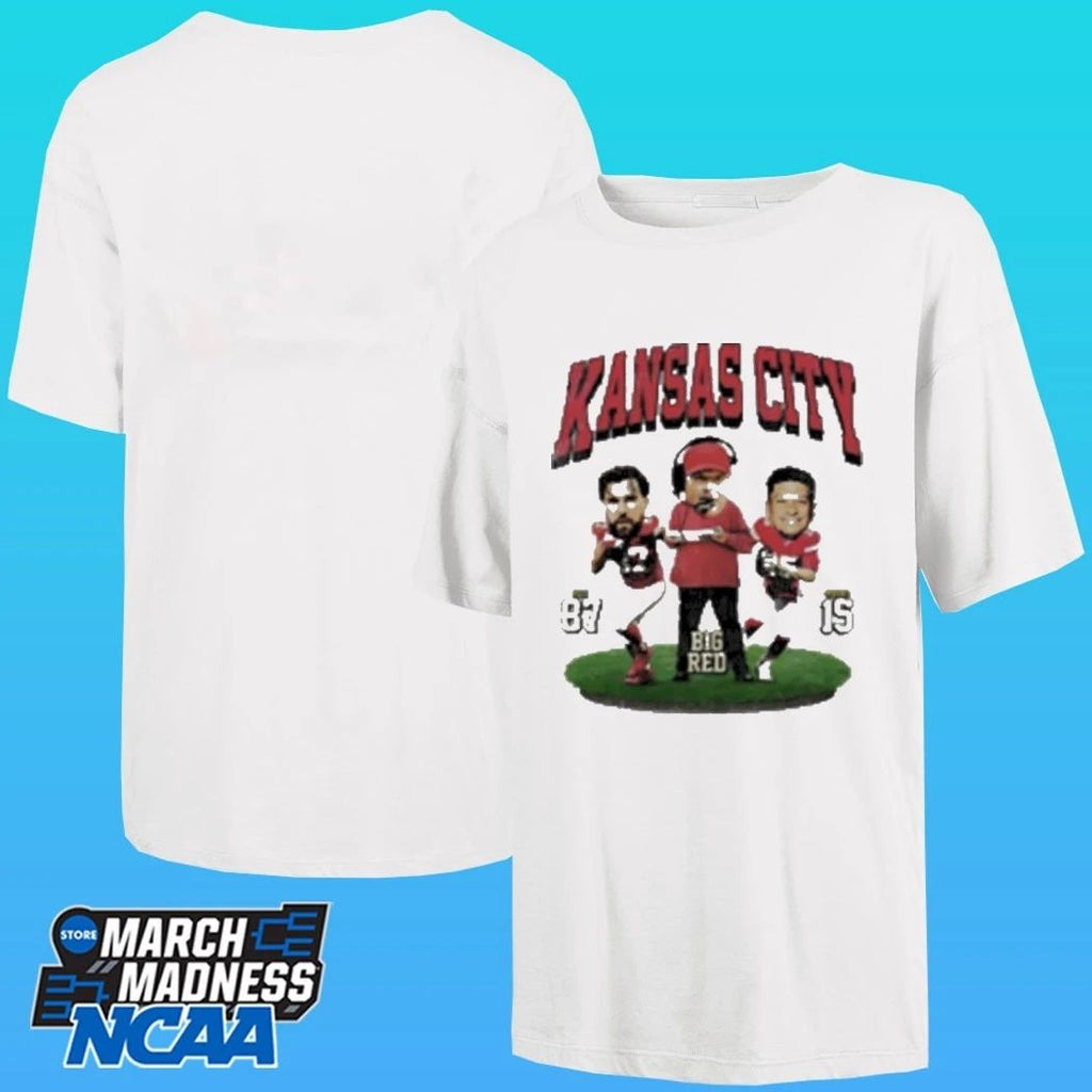 Kansas City Big Head Patrick Mahomes Travis Kelce And Andy Reid Shirt
