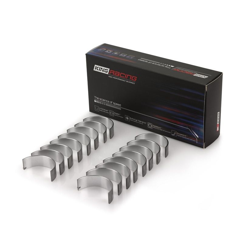 King Bearings MB557HP021 Main Bearing Set For Gm 262 267 302 307 327 350
