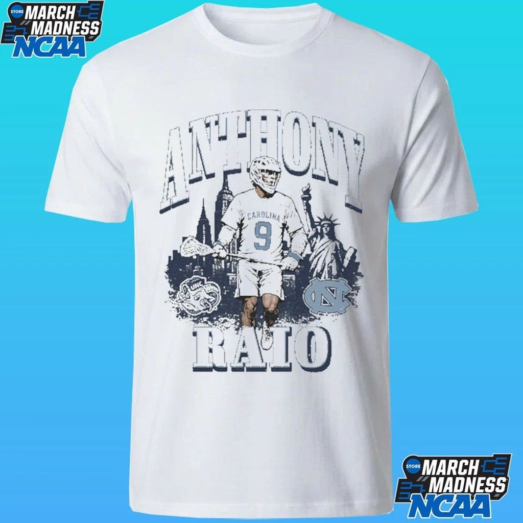 Anthony Raio North Carolina Unc Lacrosse Shirt