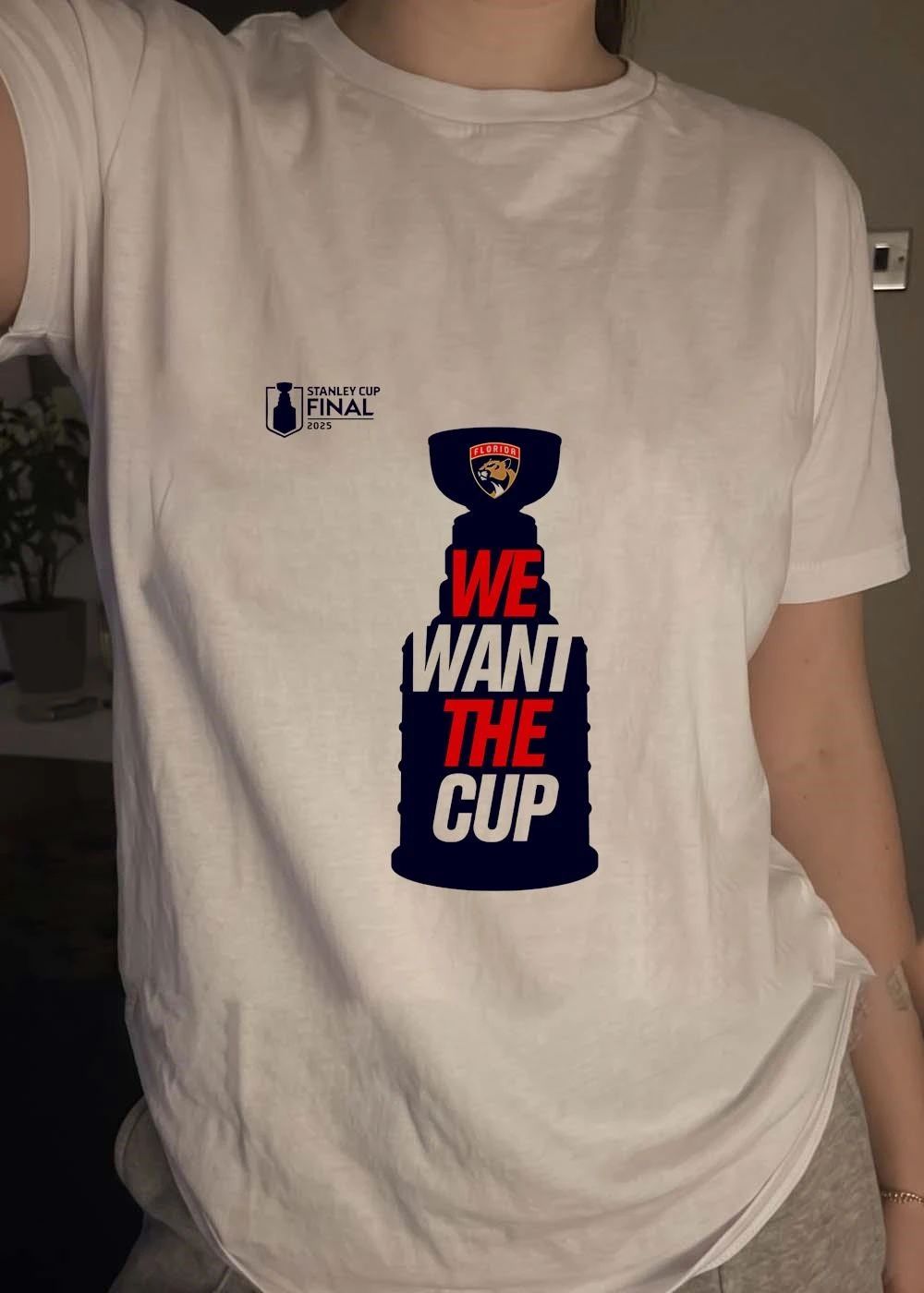 Florida Panthers 2026 Stanley Cup Final We Want The Cup shirt
