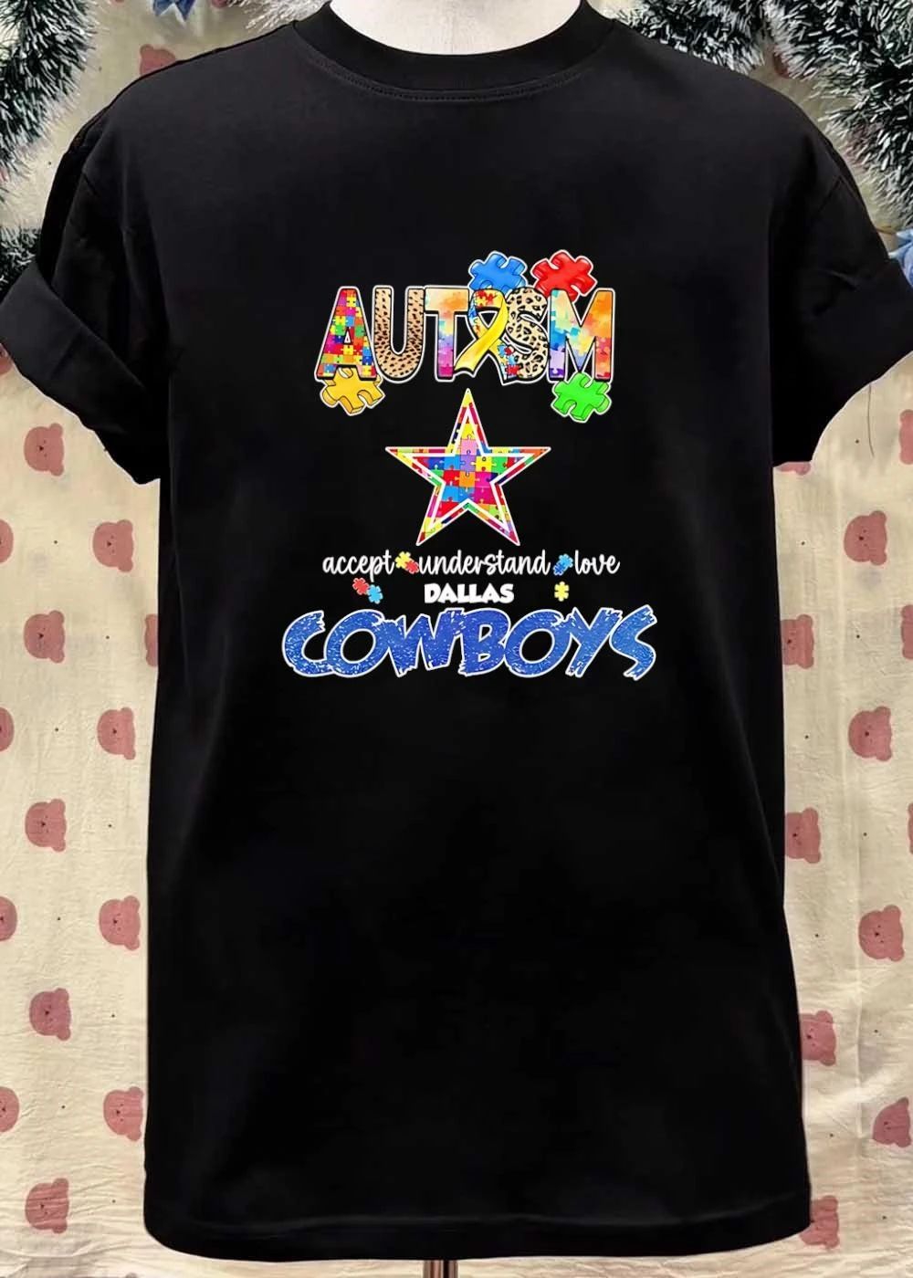 Autism Puzzle Dallas Cowboys Accept Understand Love Shirt