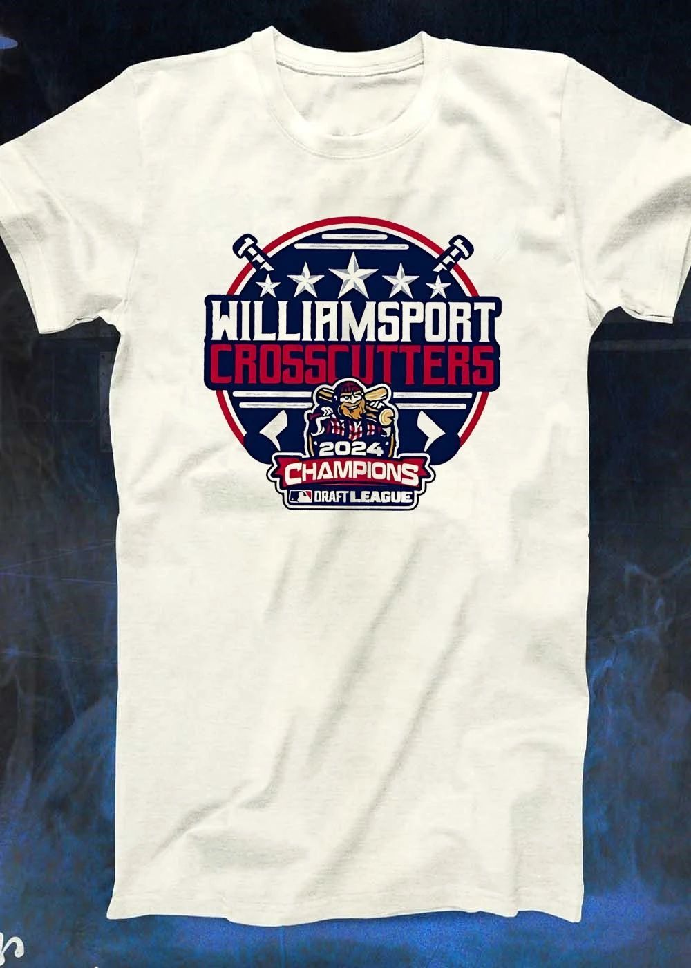 Williamsport Crosscutters 2024 Champions Draft League shirt