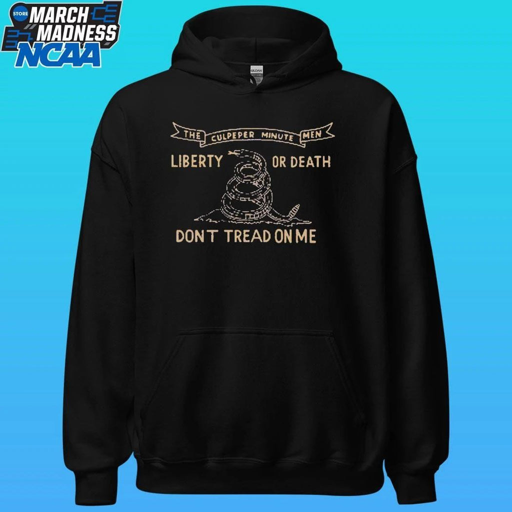 The Culpeper Minutemen Liberty Or Death Don’t Tread On Me 1775 Flag Shirt