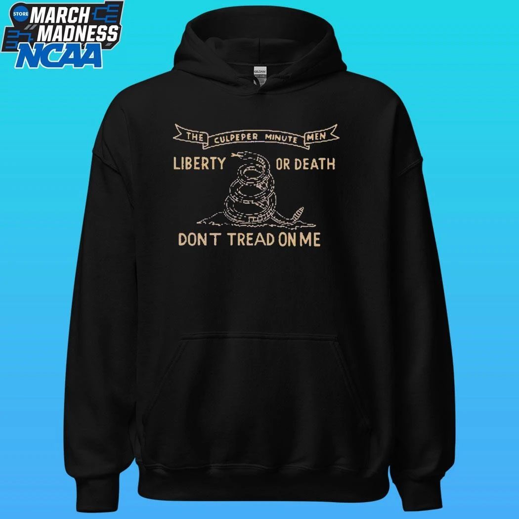 The Culpeper Minutemen Liberty Or Death Don’t Tread On Me 1775 Flag Shirt