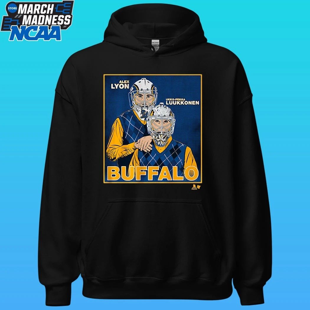 Alex Lyon & Ukko-pekka Luukkonen Buffalo Family Portrait Shirt