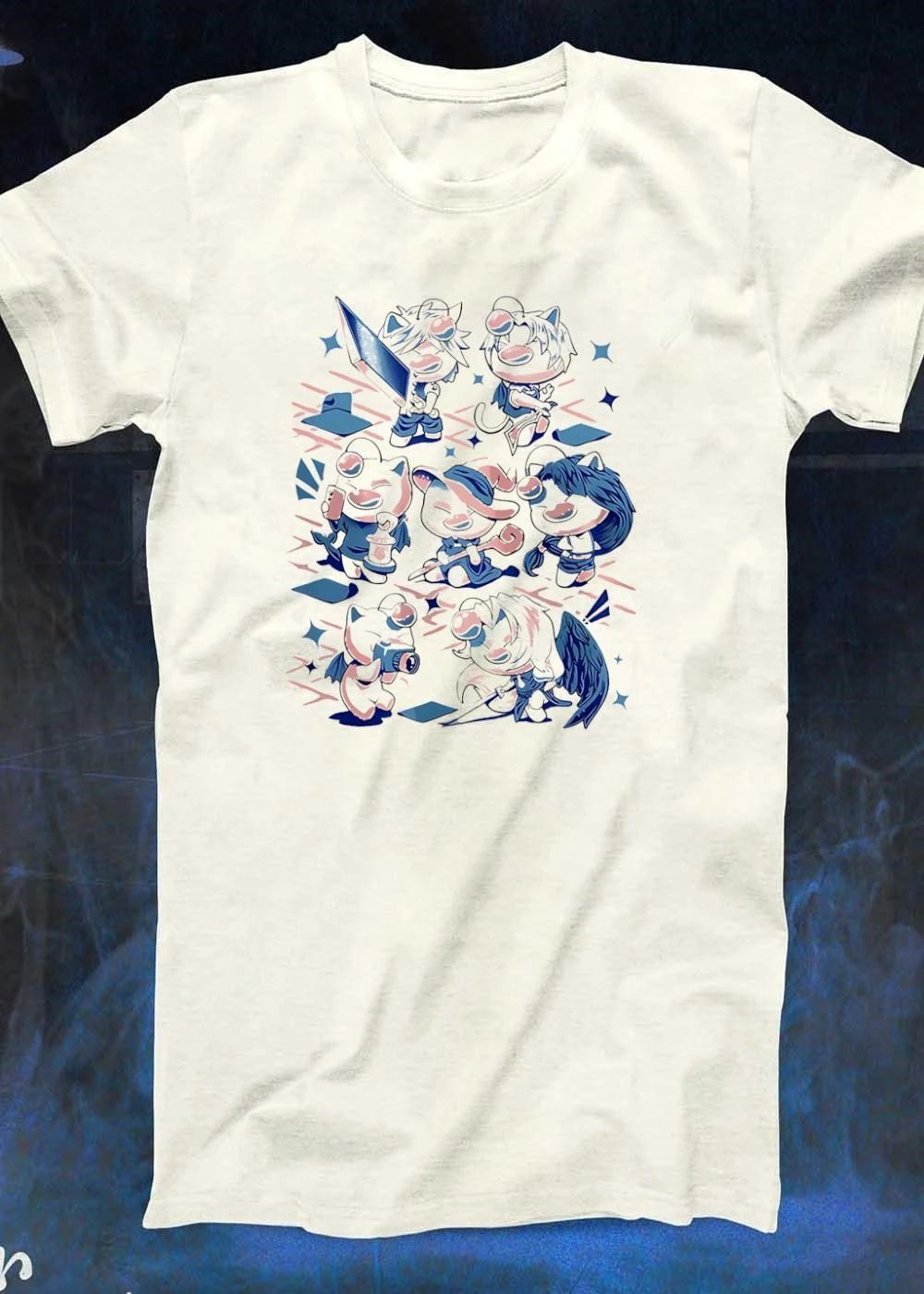 Final Fantasy Moogle characters costume cosplay shirt