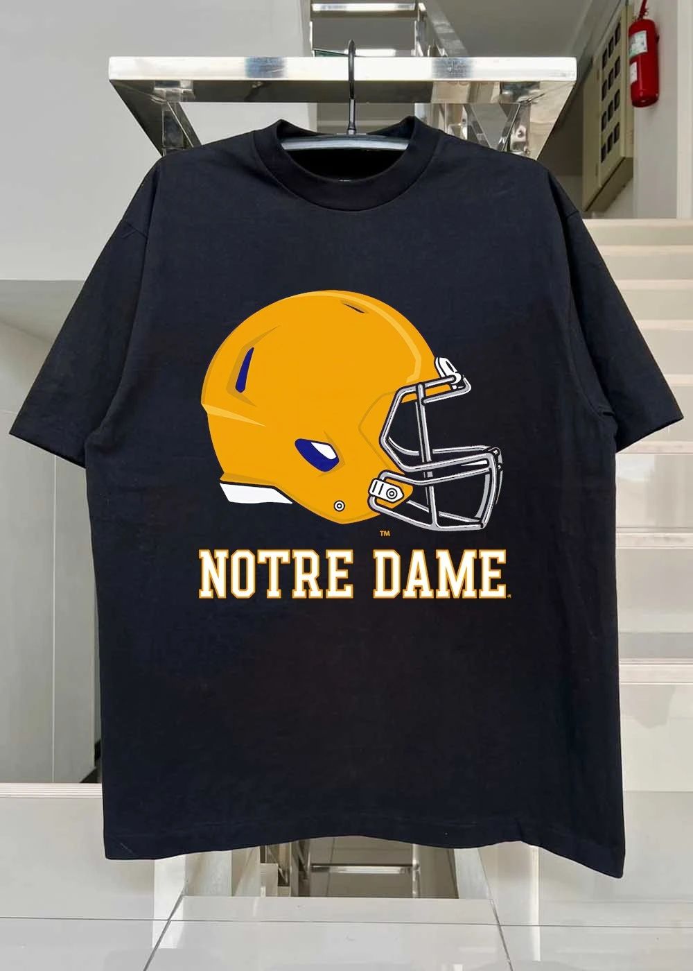Notre Dame Fighting Irish American Football helmet shirt