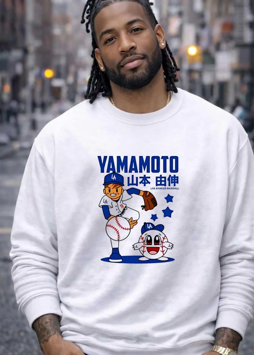 Yoshinobu Yamamoto Los Angeles Dodgers MLB Yamamoto 山本由伸 Los Angeles Baseball shirt