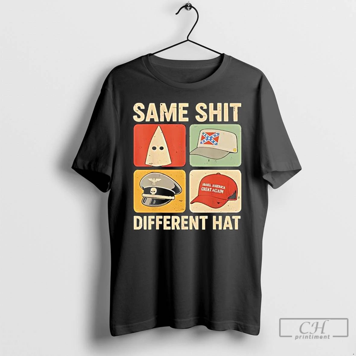 Classic Same Shit Different Hat Retro Vintage Funny Jokes T Shirts Hoodie Longsleeve