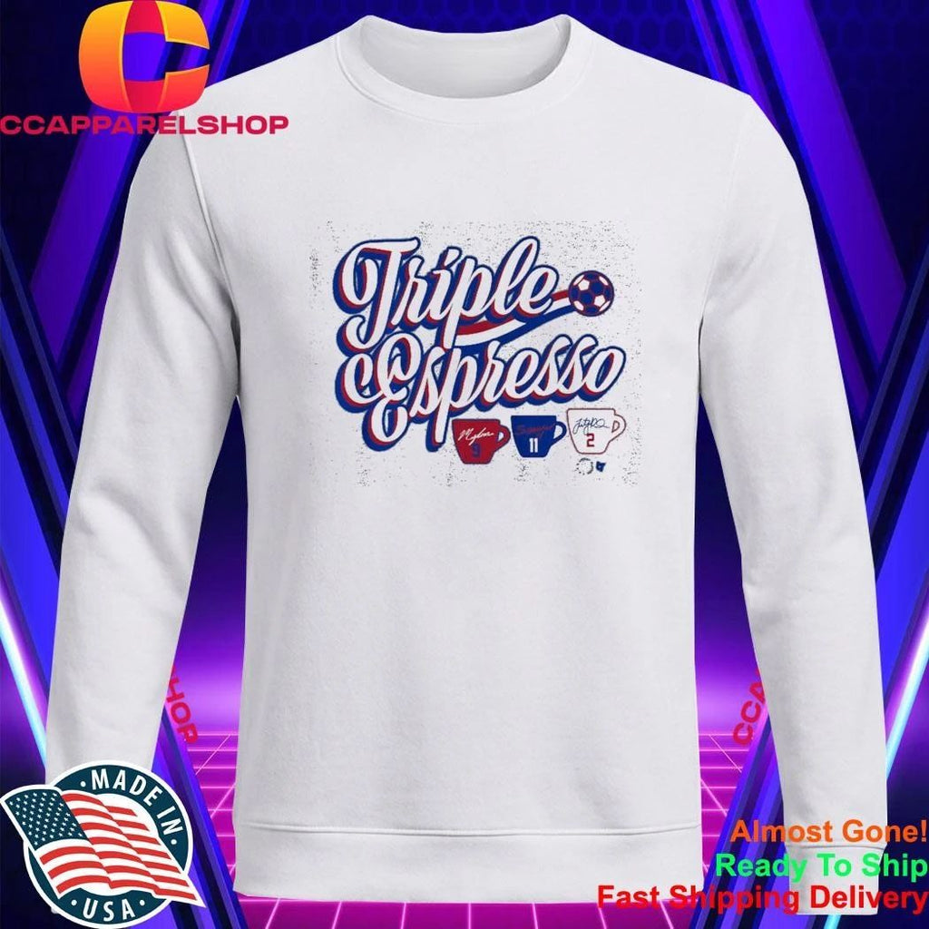 Mallory Swanson, Trinity Rodman, And Sophia Wilson Triple Espresso Shirt