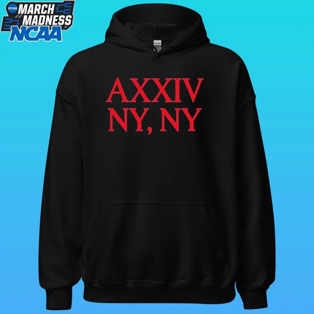 Roman Numerals Axxiv Ny Ny Shirt