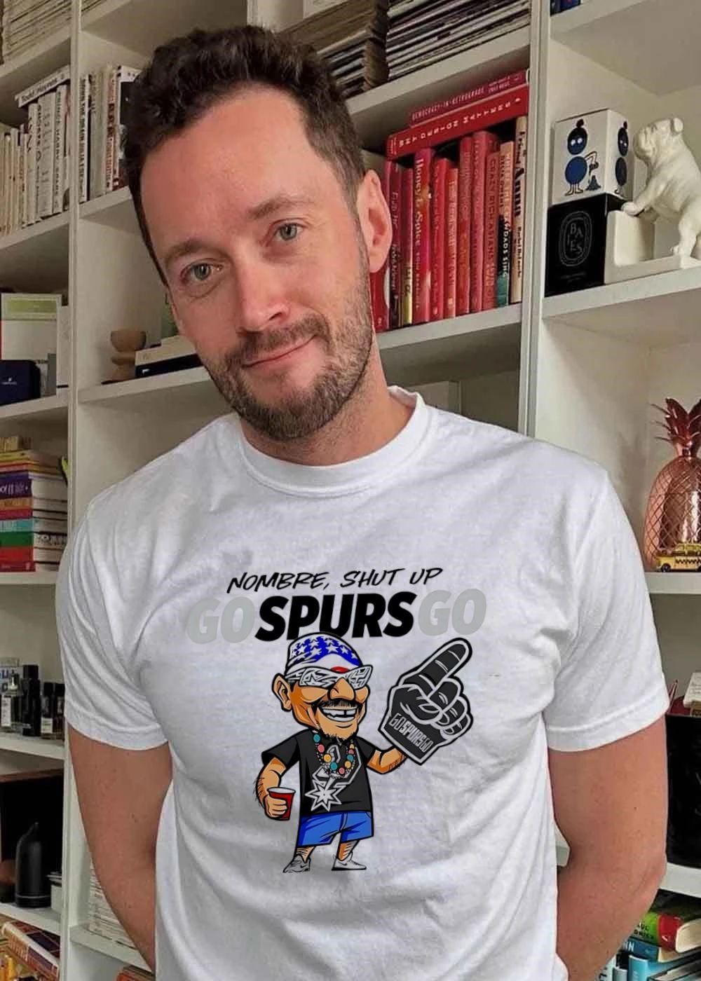 San Antonio Spurs Fan Hombre Shut Up Go Spurs Go Shirt