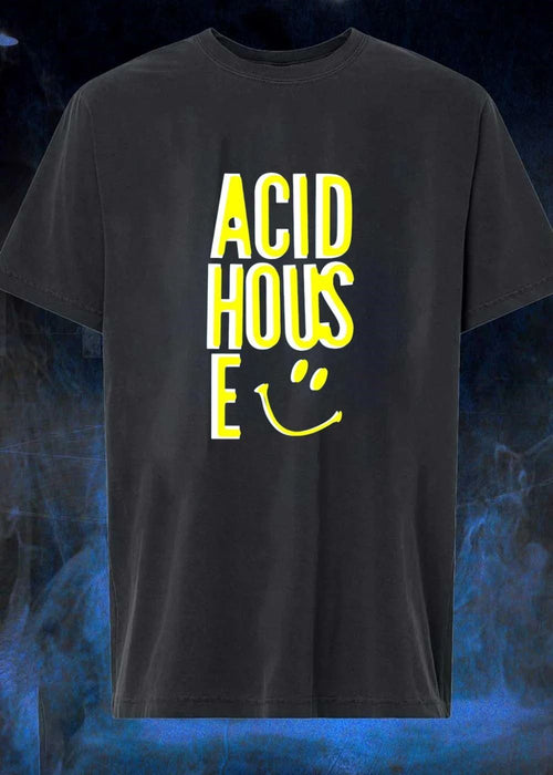 Acid House Graphic Smiley Face Unisex T-Shirt