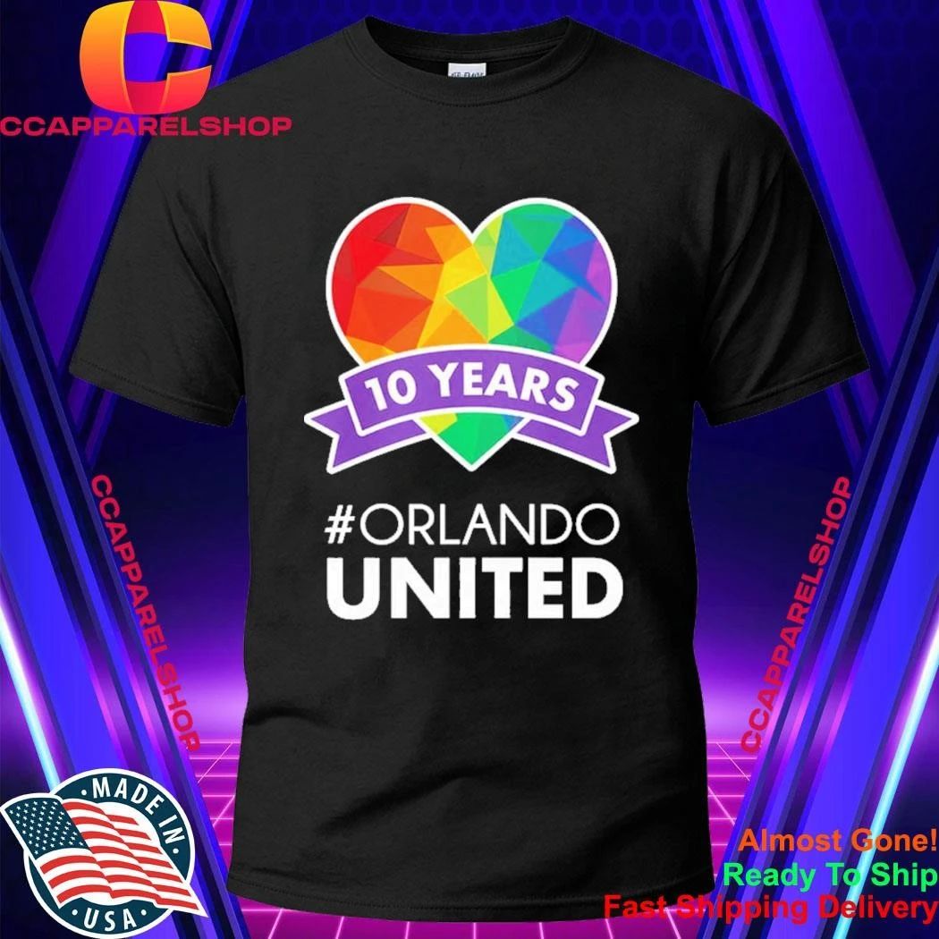10 Years Orlando United Pride Shirt