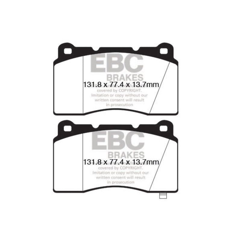 EBC – Front Yellowstuff Pad PN DP42147R