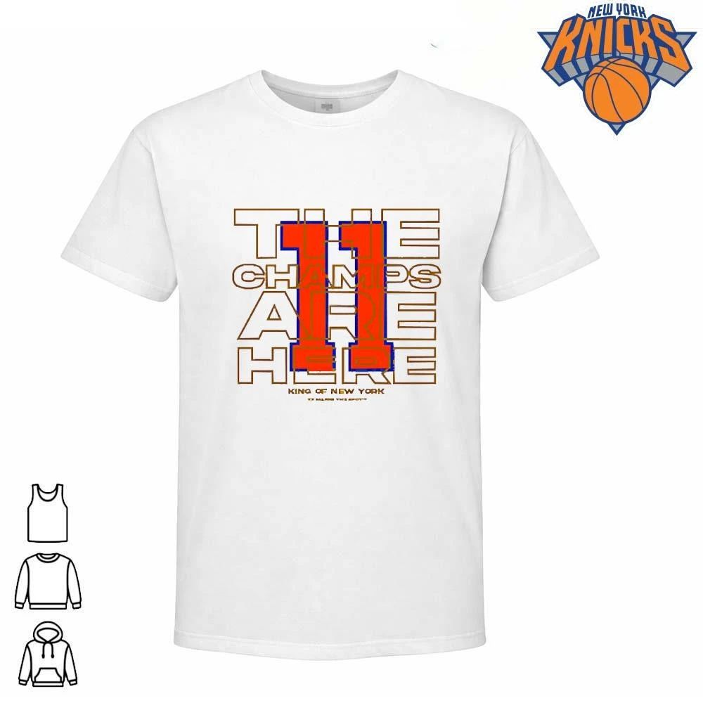 New York Basketball The Champs Are Here King Of New York Streetwear Graphic Shirt