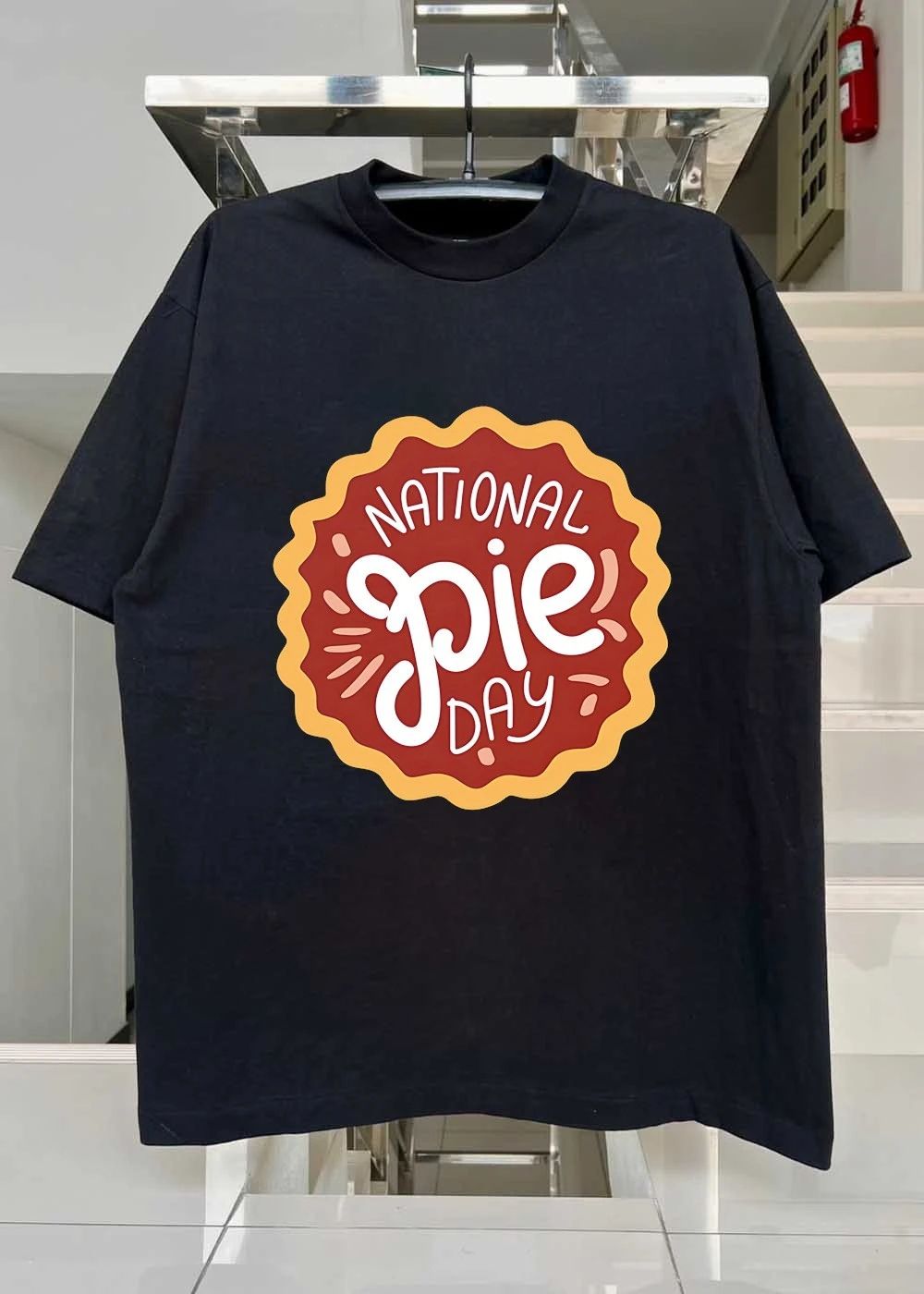 National Pie Day logo shirt