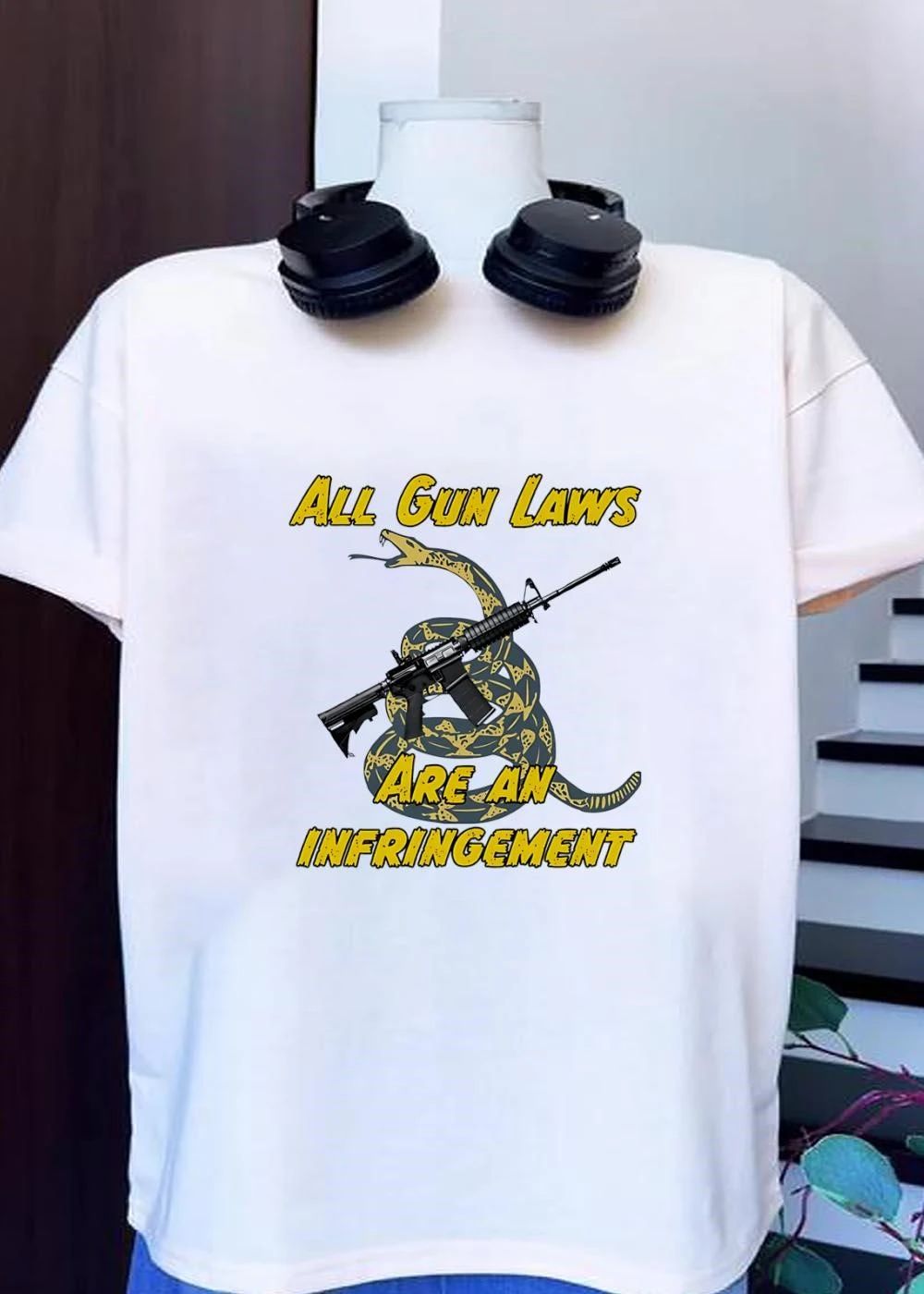 Libertarian Apparel Pro-Gun Rights All Gun Laws Are an Infringement shirt