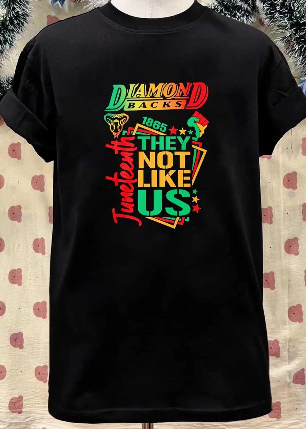 Juneteenth Diamondbacks 1865 They Not Like Us Shirt