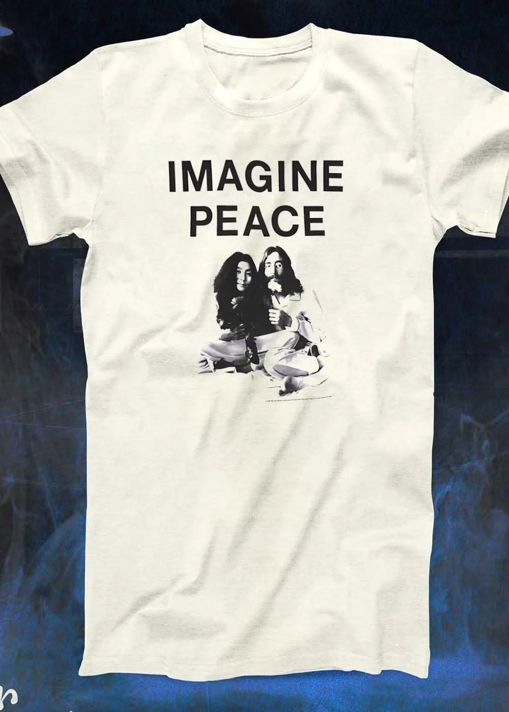 Imagine Peace John Lennon Yoko Ono Bed-In Shirt