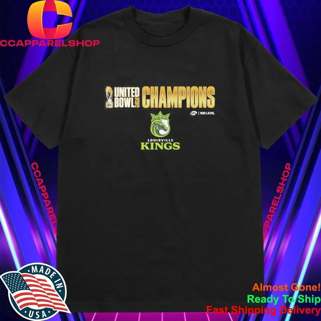 Louisville Kings UFL United Bowl 2026 Champions Shirt