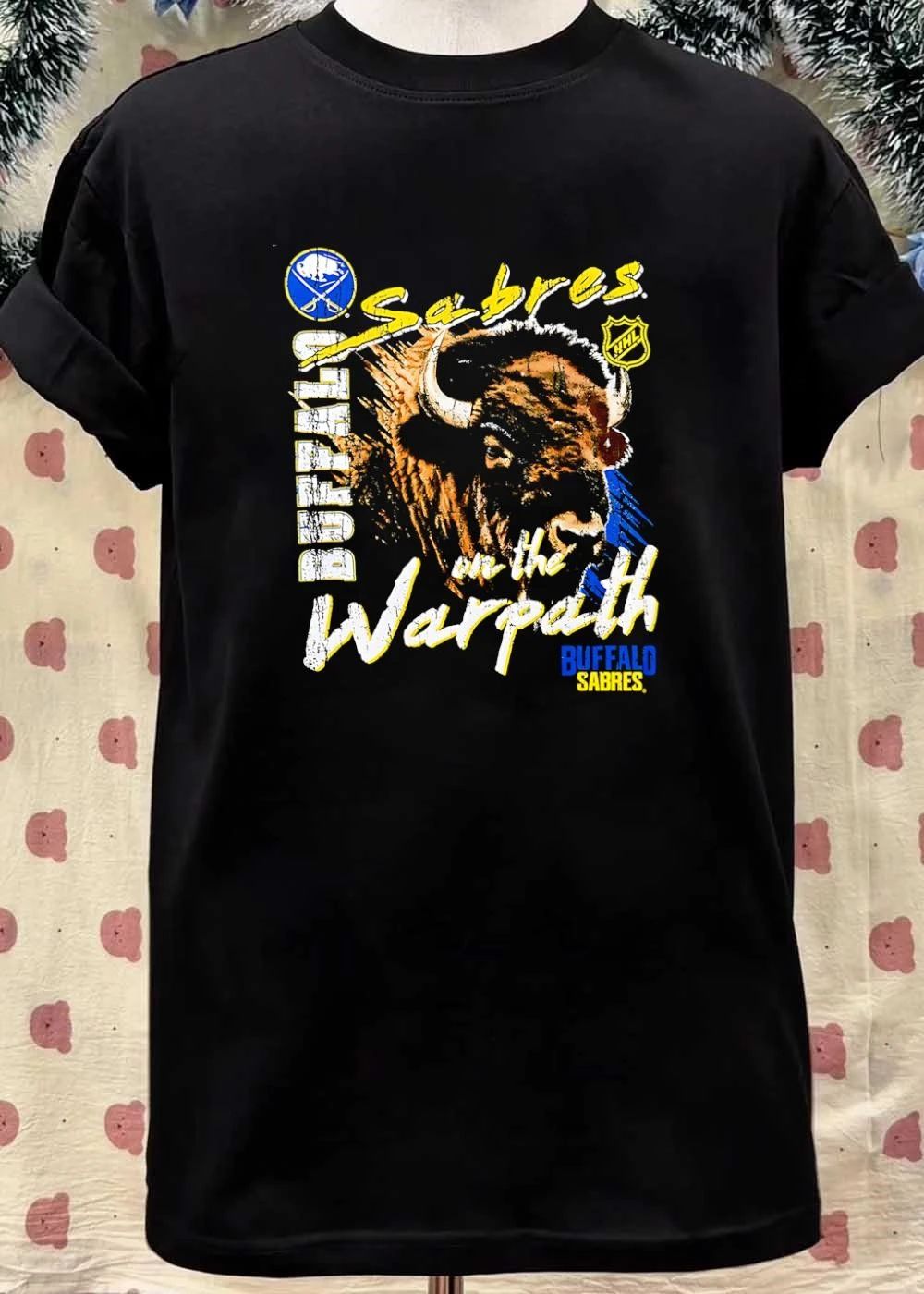 Buffalo Sabres On The Warpath NHL Ice Hockey Distressed Buffalo Logo shirt