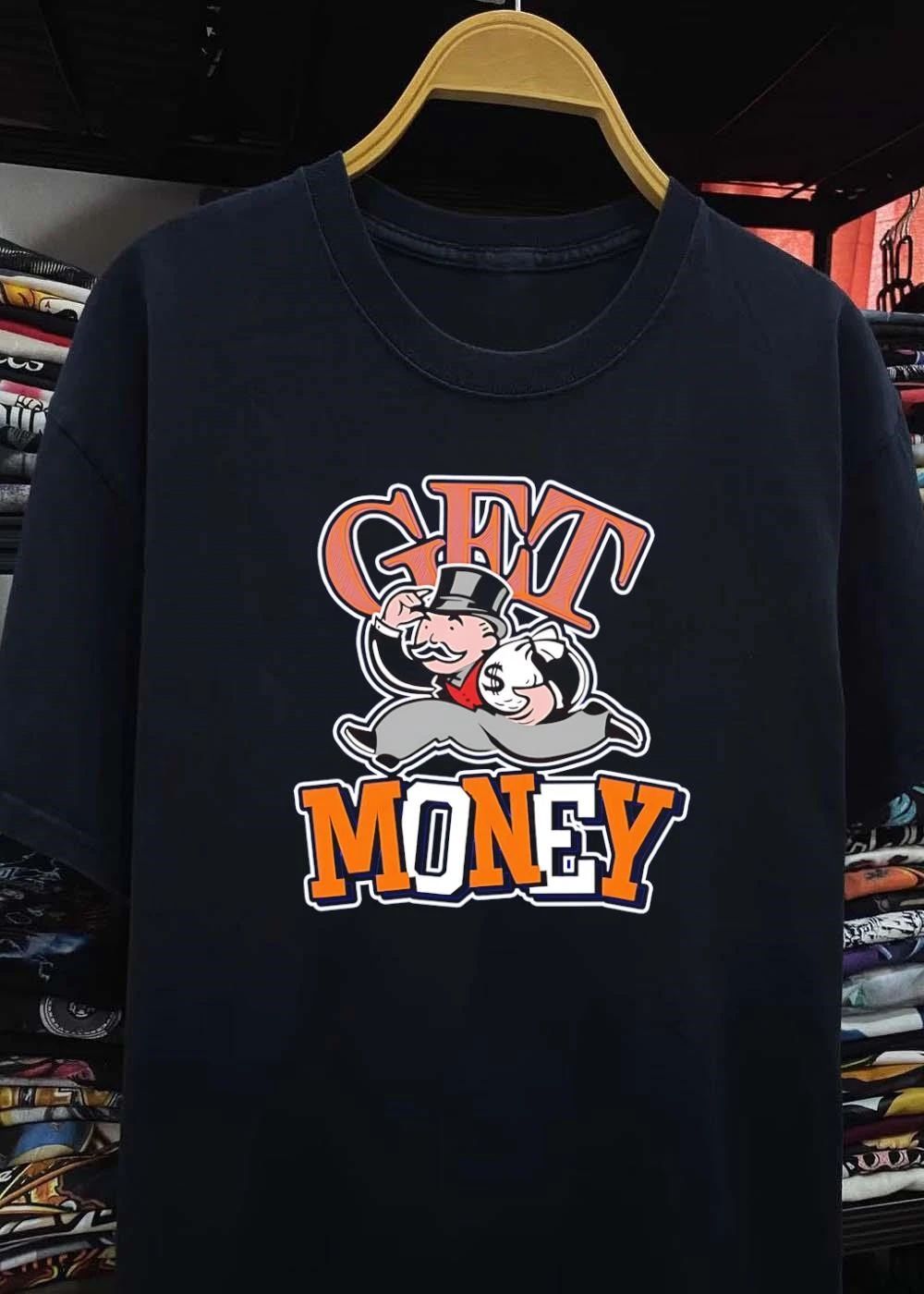 Rich Monopoly Man Hustling Get Money T-Shirt