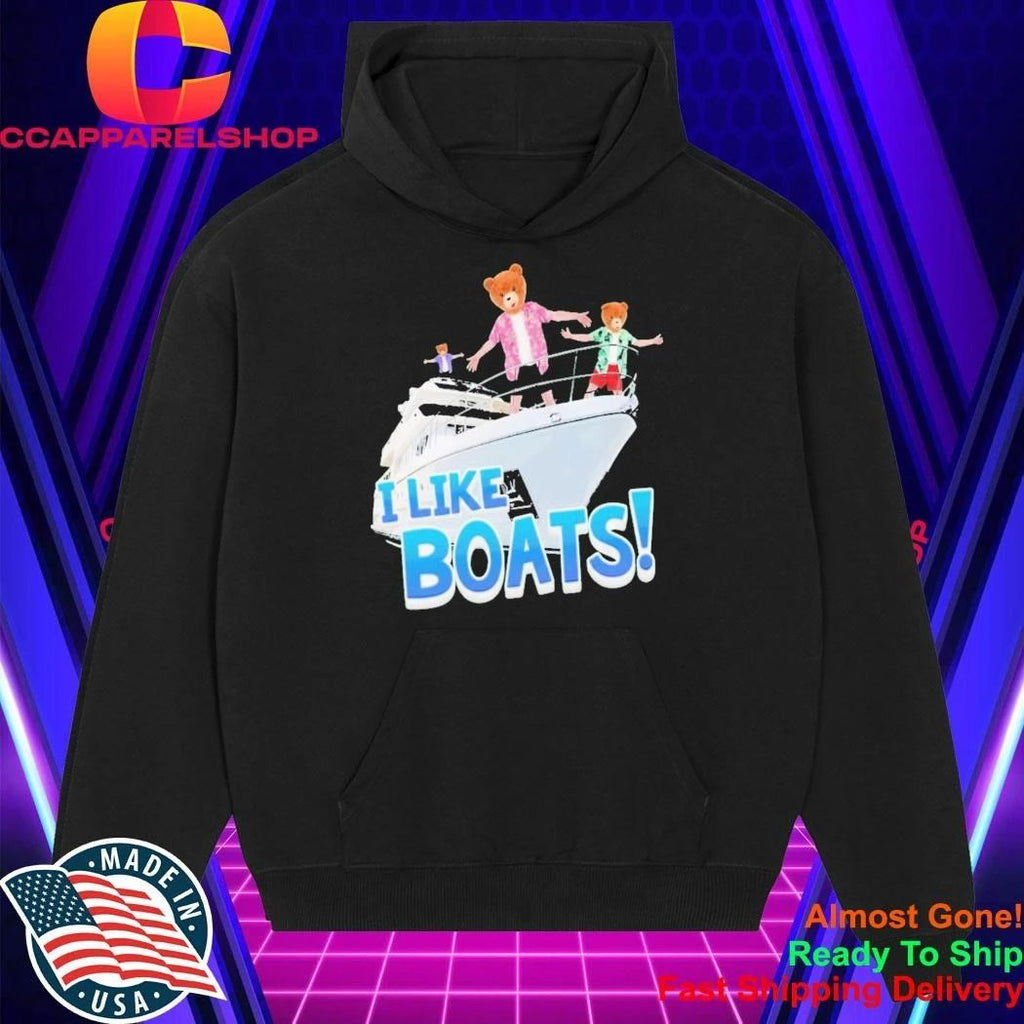 Bearhead I Like Boats Airplane Mode Shirt