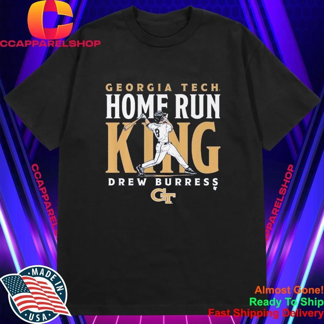 Georgia Tech Baseball Drew Burress Home Run King Shirt