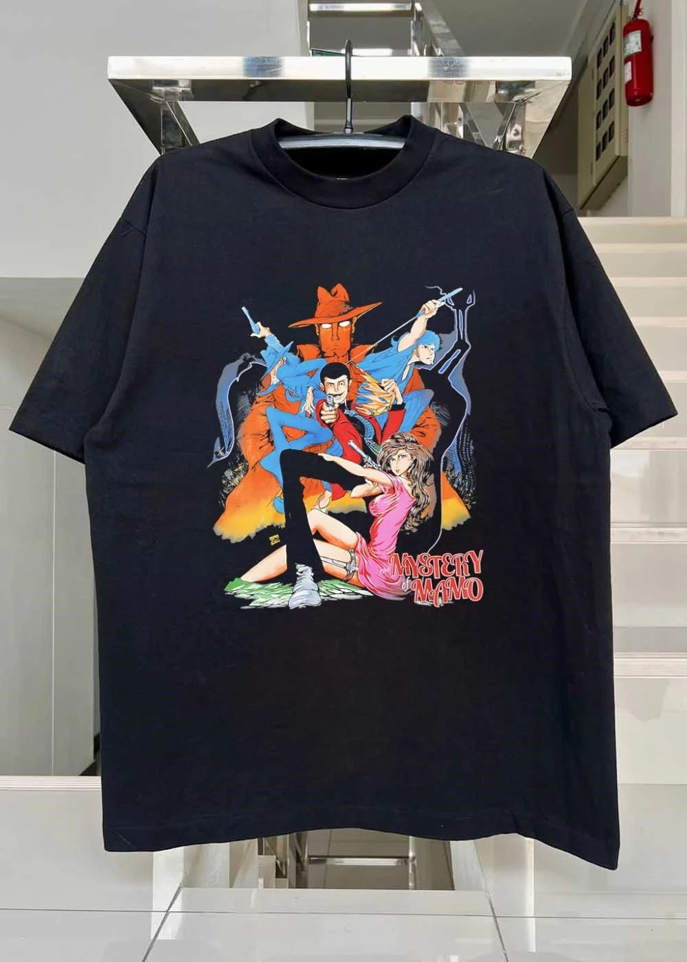 TMS NTV Lupin and Fujiko Mine Pointing Guns the Mystery of Mamo T-Shirt