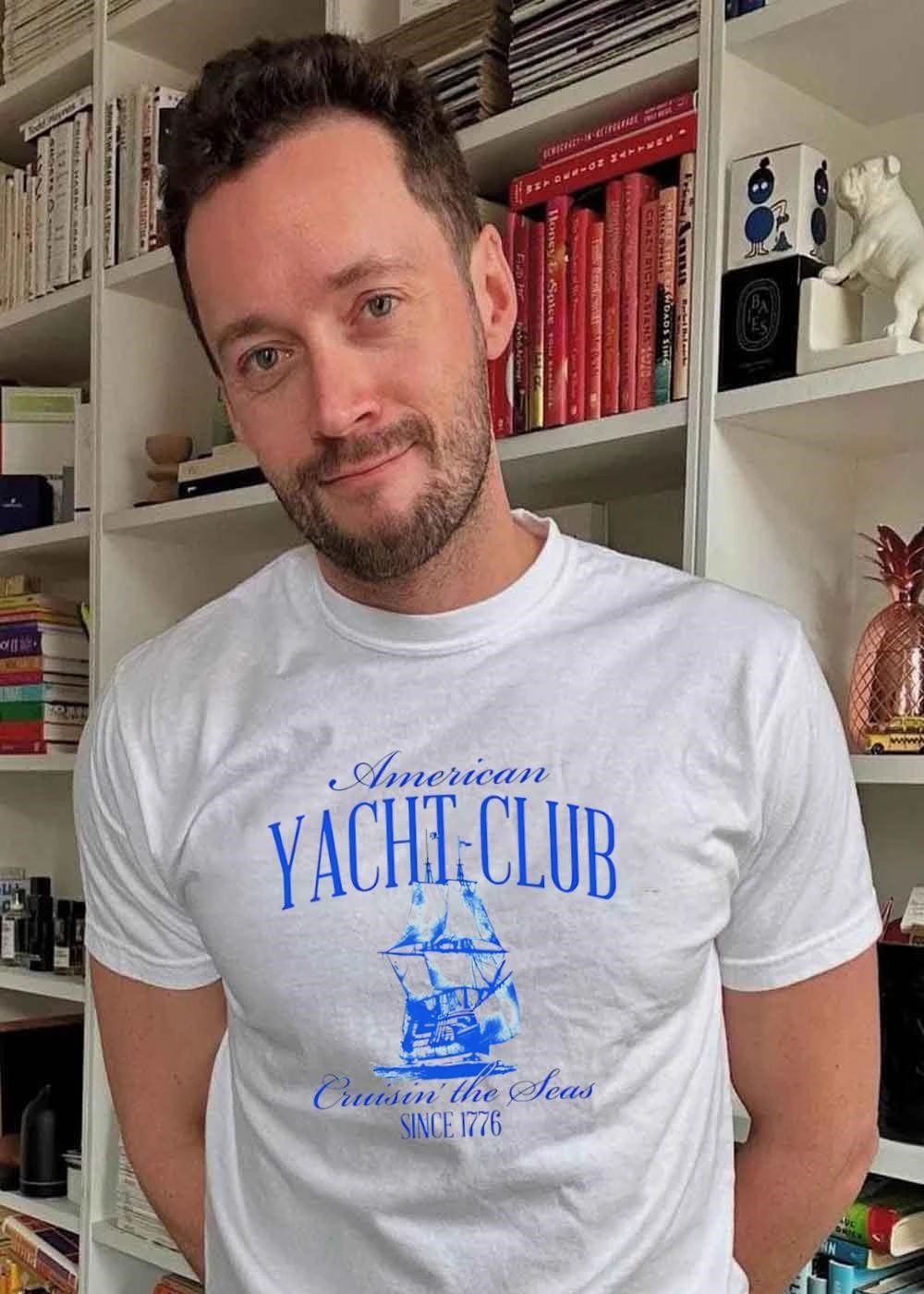 American Yacht Club Cruisin’ the Seas Since 1776 Sailing T-Shirt