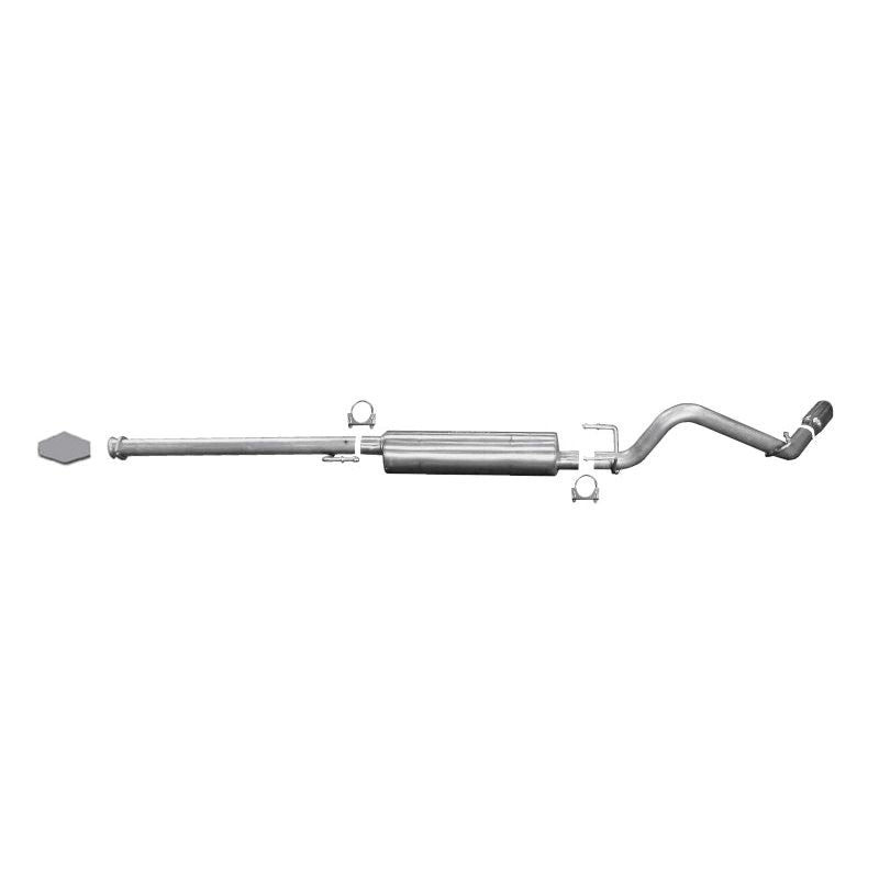 Gibson 05-13 Toyota Tacoma Base 4.0L 2.5in Cat-Back Single Exhaust – Aluminized