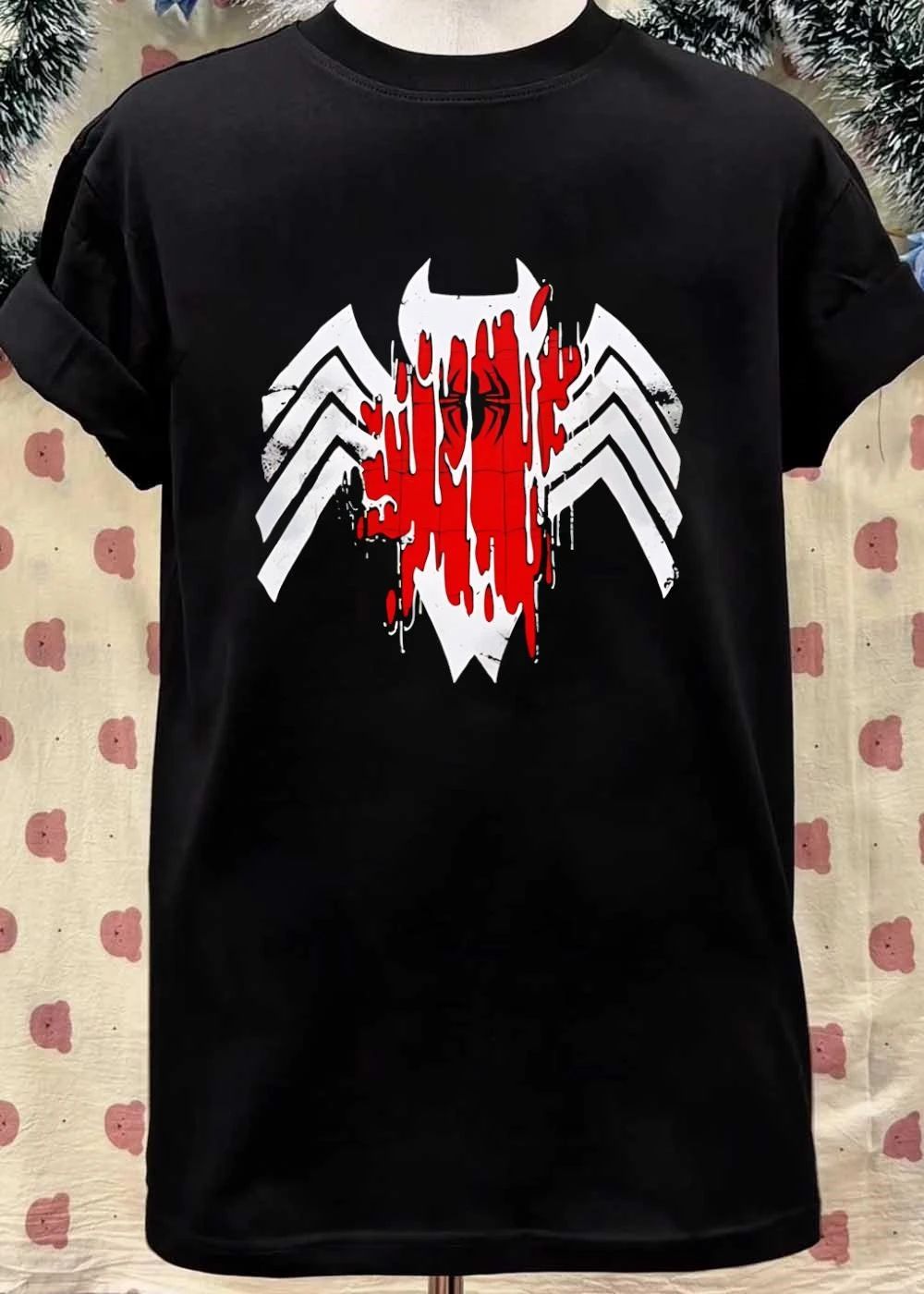 Venom Symbiote Dripping Spider-Man Logo Shirt