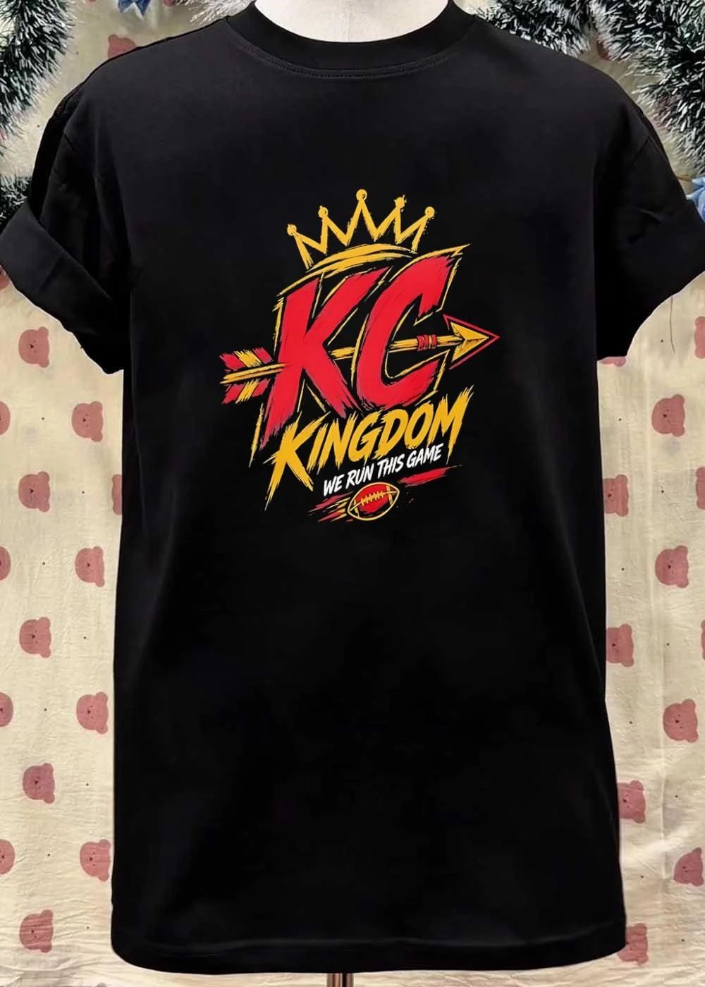 Kc Kingdom We Run This Game Kansas City Chiefs T-Shirt