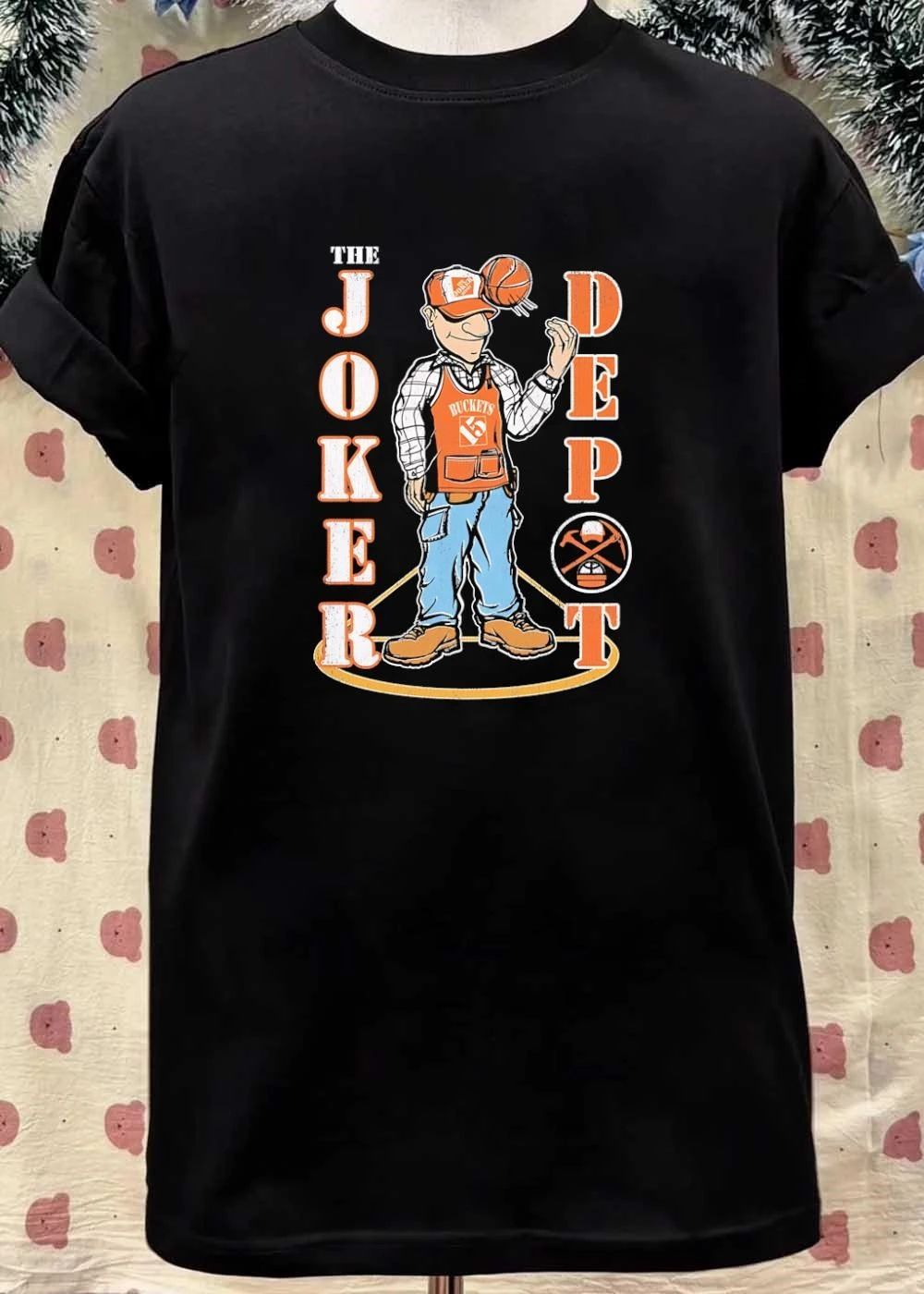 The Joker Depot Basketball Player Building Supplies Funny Graphic T-Shirt